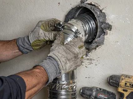 Dryer Vent Hose Installation in Stevenson Ranch