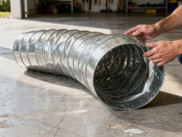 Stevenson Ranch Dryer Vent Cleaning specialist using advanced equipment for thorough duct cleaning in Stevenson Ranch
