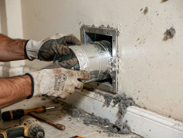 Professional dryer vent repair and installation by Stevenson Ranch Dryer Vent Cleaning in Stevenson Ranch